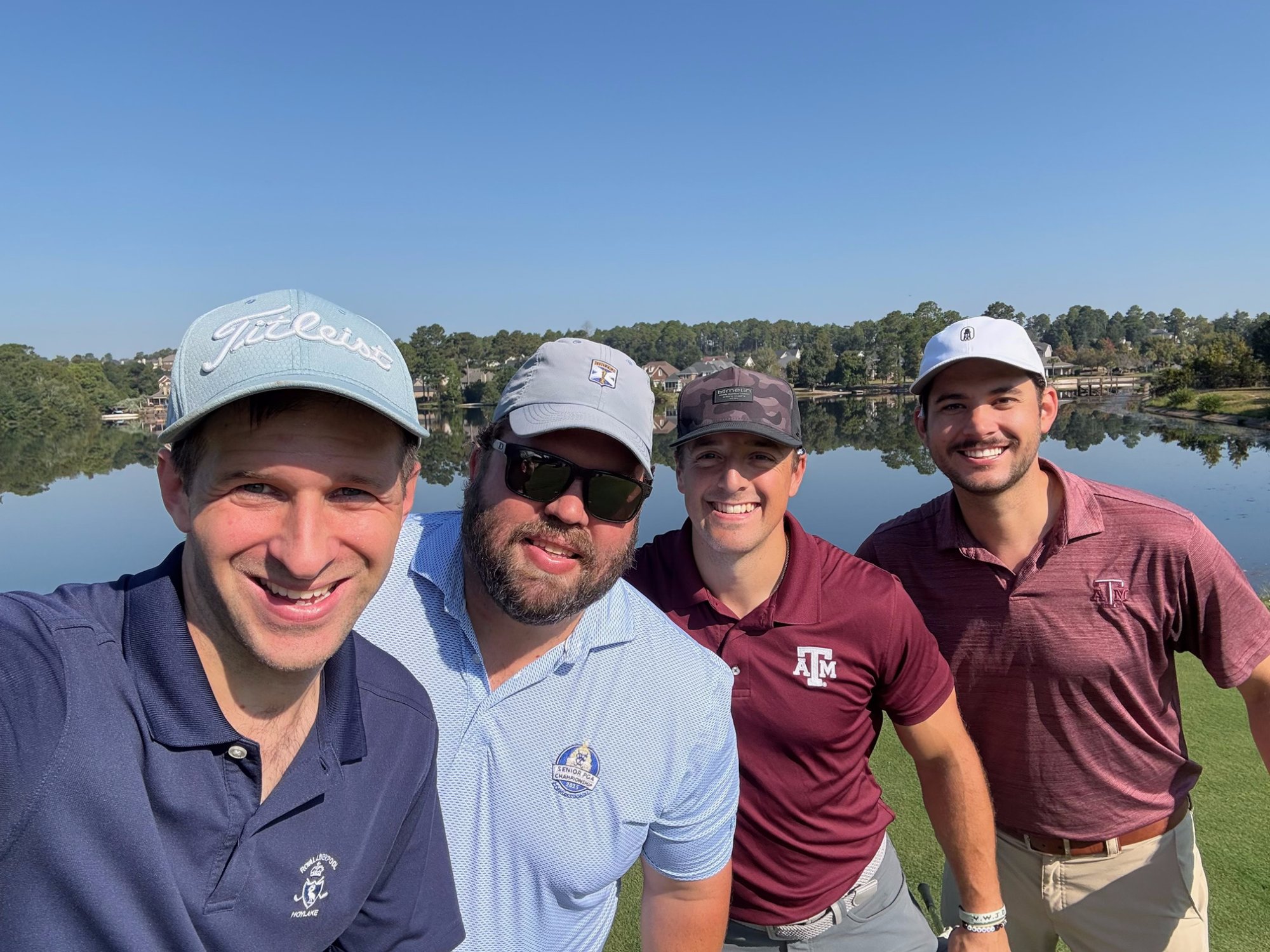 Competitors on the course at Solina Golf Club